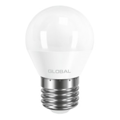 LED лампа GLOBAL G45 F 5W теплый свет E27 (1-GBL-141)